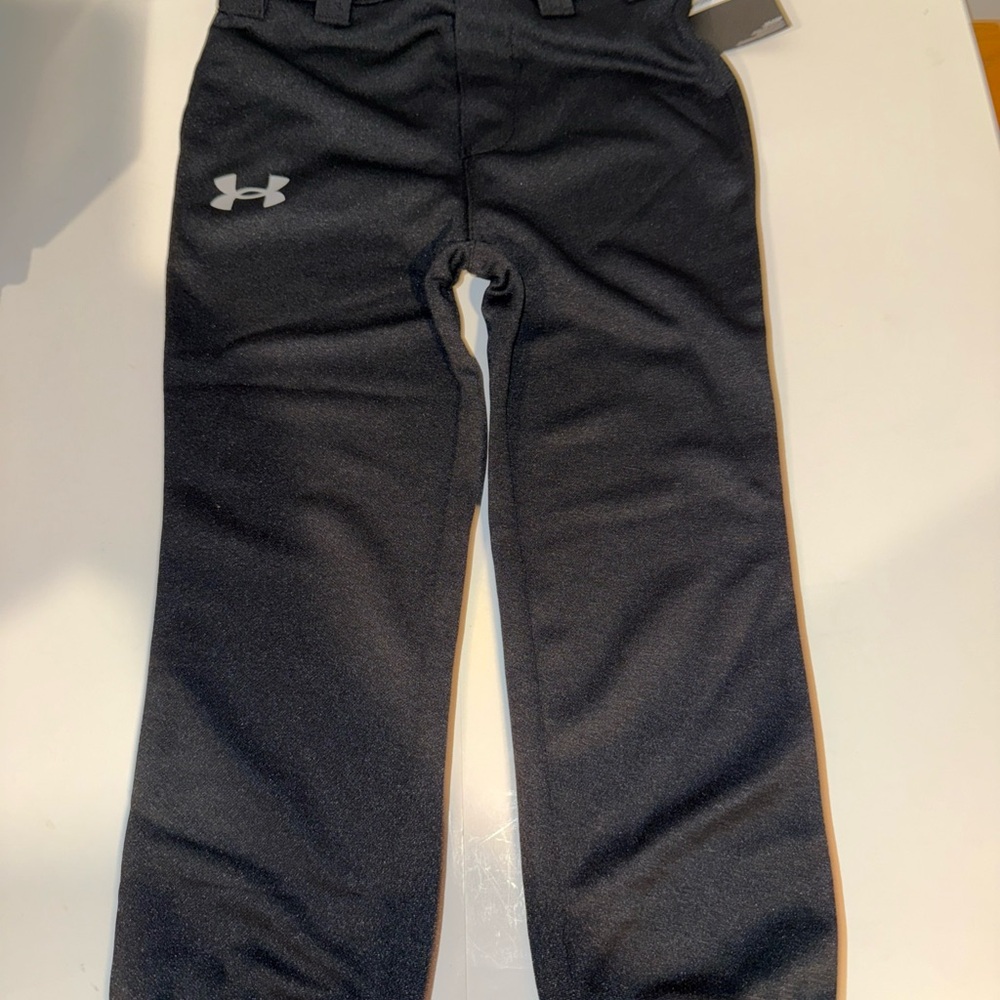 Under Armour Little Kids Black Baseball Pants size 4